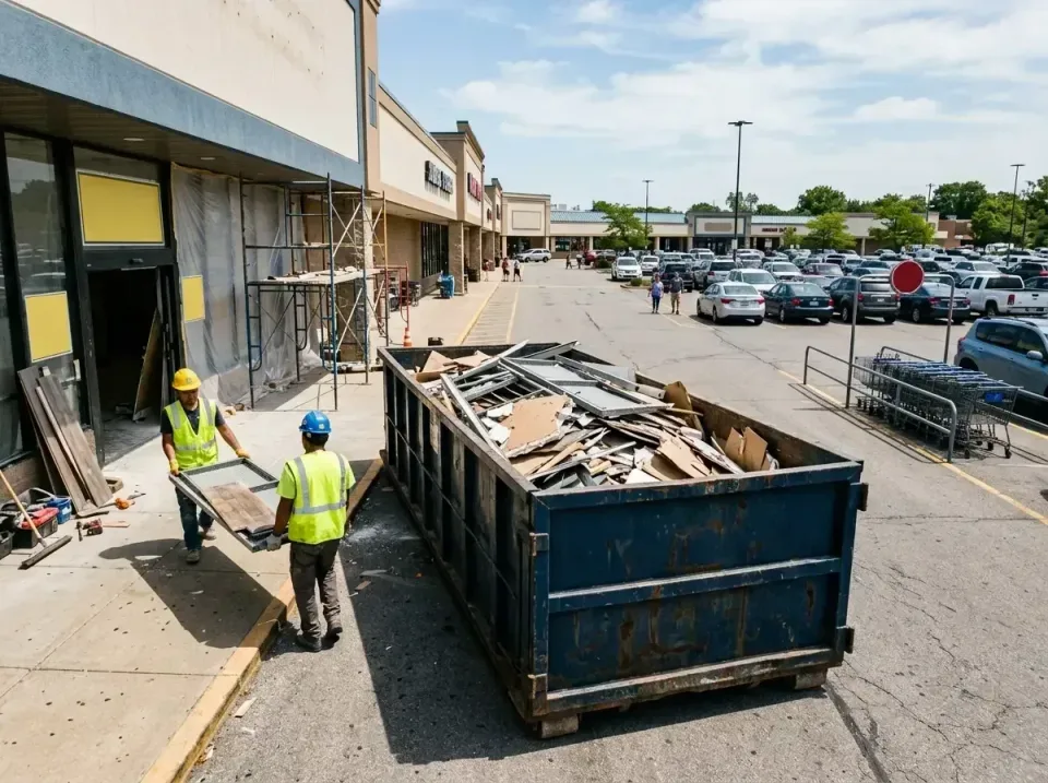 retail-store-renovation-debris-003 — frequently asked questions, Roll-off Dumpster Rentals in Friendship Heights Village, MD